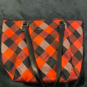 Vera Bradley plaid tote